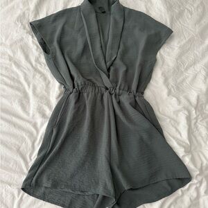 Stylish Gray Romper